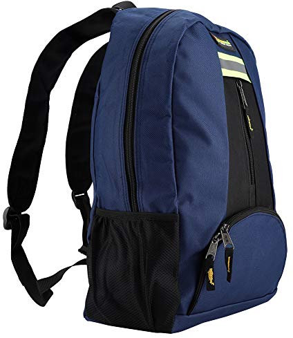 Herramientas Mochila Oxford Tela Herramientas Mochila Resistente al desgaste Bolsa para electricista plomero Repairman(azul)