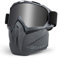 LAMEDA Motorradbrille Maske Herren Damen Motorrad Schutzbrille Schutzmaske Gesichtsmaske Skibrille Motocrossbrille für Motorrad Ski Snowboard
