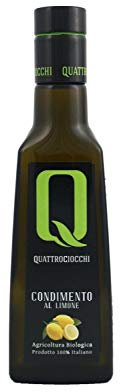 Olio di oliva extra vergine bio aromatizzato limone - 0,25 lt. - Quattrociocchi