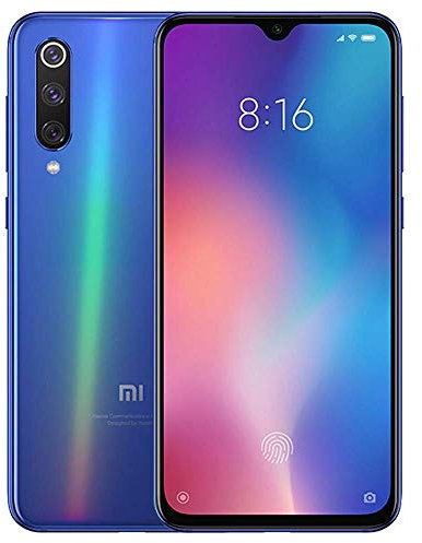 Xiaomi Mi 9 (128 GB, 6 GB di RAM) 6,39 Display OLED, 48MP Fotocamera, Snapdragon 855, Fabbrica Sbloccato gsm Smartphone (Global 4G LTE Version) (Ocean Blue) (Ricondizionato)