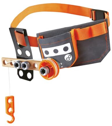 Hape Junior Inventor Wissenschaftlicher Werkzeuggürtel, Experimentierset, Mint-Spielzeug, ab 4 Jahre