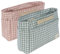 Walking Mum. Trousse de toilette pour bébé I Love Vichy. Petit sac de rangement pour accessoires de toilette et d'hygiène de bébé. Pratique et confortable à transporter. Couleur verte. Dimensions : 26