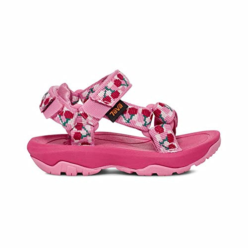 Teva Kids T Hurricane Xlt 2 Sandal, Picnic Cherries Rosebloom/Bright White, UK 3