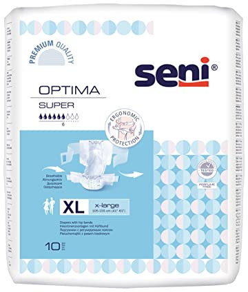 Seni Optima Super - Gr. XL - Windelhosen und Inkontinenzhosen für Erwachsene bei Blasenschwäche