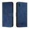 QIWEIQING Kompatibel mit Handyhülle für LG K20 2019 Hülle Leder, LG K20 2019 Klapphülle Handytasche Case für LG K20 2019 Handy Hüllen,Blue HX