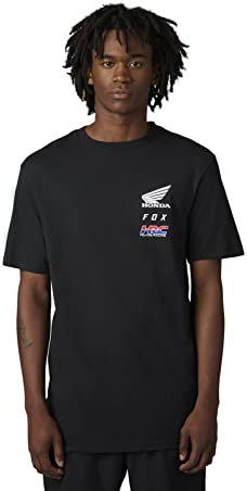 Fox Racing - T-shirt Fox x Honda,Noir,S