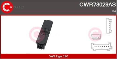 Casco CWR73029AS Schalter für Fensterheber Vag