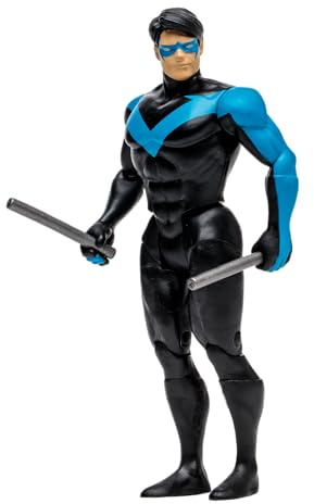 McFarlane Toys, DC Multiverse, 5-inch DC Super Powers Nightwing Action Figure with 5 points of articulations, Collectible DC Retro 1980’s Super Powers Line Figure – Ages 12+