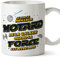 Mugffins Tasses pour MOTARD - En Français - Cadeau original pour MOTARD homme - Meilleur de Galaxie Quand Force Avec Moi - 11 oz / 330 ml