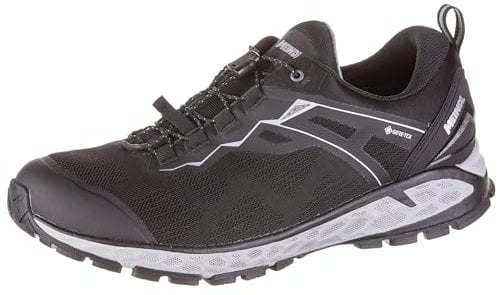 Meindl Herren x Wanderstiefel, Schwarz, Silber, 40 EU