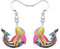 NEWEI Cute Emaille Wal Oktopus Qualle Hai Ohrringe Seepferdchen Strand Schmuck für Damen Frauen Mädchen Meerestiere Geschenke (1-Multi-Wal)