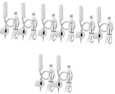 OSALADI 8 Stk Lampe Dimmbare Arbeitsleuchte Schwanenhals-led-licht Flexible Schwanenhalsleuchten Nähen Handwerk Licht Led-licht Lesen Usb Nähmaschine Licht Lichtleiste Mehrzweck Abs