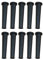Oshhni 10 protezioni per filo di gomma, protezione antistrappo, protezione per utensili elettrici per smerigliatrice angolare, protezione per cavo portatile, 78mmx10mm