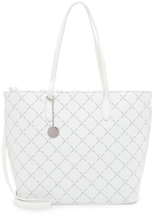 Tamaris Shopper TAS Anastasia 30107 Damen Handtaschen Karo white/white 303