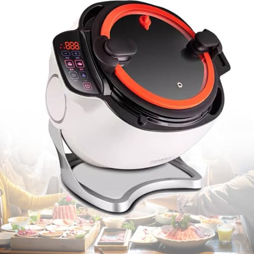 Automatische Kochmaschine 360° drehbare Rührbratmaschine Multifunktionaler Rührbratentopf für Zuhause Outdoor Camping Reisen Kochen