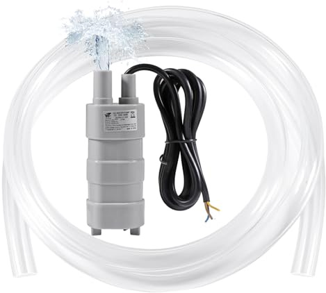 DIANN DC 12 V Sommergibile Pompa Acqua 840L/H Pompe Ad Alto Flusso Micro Motore Pompa Acqua con Tubi per Acquario Fish Tank Fontana