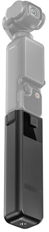Power Bank Hand Grip HUIOP Handheld Power Bank Hand Grip 4000mAh Portable Battery Handle with Type-C Interface Battery Grip Replacement for Osmo Pocket 3