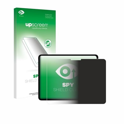 upscreen Anti-Spy Blickschutzfolie für Apple iPad Pro 13 2024/2025 (im Querformat) Made in Germany, Privacy Folie [Blaulichtfilter]