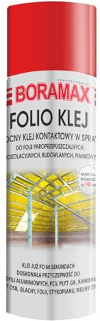 KAUFDACH Folio Kleber Kontaktkleber Sprühkleber Spray für Dampfsperrfolien, Isolierungen, Bauplatten, 500ml