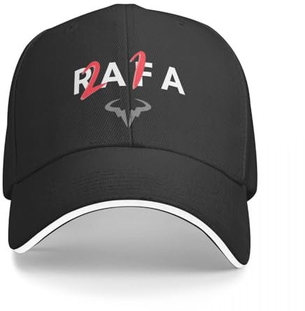 Clásico Hombres Mujeres Rafa Nadal Sombreros Hip-Hop Gorra de béisbol Sombreros de poliéster Gorra de Camionero Gorras de Sol Ajustables Verano Fresco