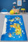 Bosdela Kinderteppich - und Babyteppiche – Vielfältige Designvariationen 100x160 cm Weltkarte – rutschfest, hypoallergen & pflegeleicht, idealer Lern- und Spielteppich für Kinderzimmer & Abenteurer
