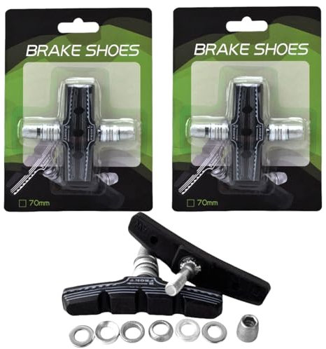 ZLXFT V-Brake Bremsbeläge,4 pièces Fahrrad Bremsbeläge mit Bolzen,Fahrrad Bremsbacken,Bremsklötze für V-Brake Bremsbacken, Bremsen Fahrradbremsen für MTB, Klötze Bremsschuhe