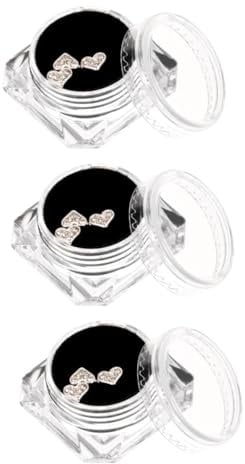 COLLBATH 3 Boxen Zähne Strass Schmuck Für Zähne Ornament Eleganten Stil