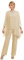 JIIL Mutter der Braut Hosenanzug mit Jacke 3-teilig Langarm Chiffon Brautmutter Anzug für Hochzeit Champagner 42
