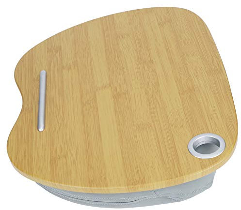 RASTKY Schoßschreibtisch, Multifunktions-Laptop, Tragbar, Lernen, Schreiben, Tablett, Tisch, Bett, Zuhause, Outdoor, für Büro, Grau (Grey)