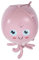 UPKOCH Dreidimensionaler Oktopus-Ballon am Stiel fliegen Aufblasgerät Fotoballon luftballons Babyballon Cartoon-Oktopus-Ballons Aufblasbare Folienballons Aluminiumfolie Rosa