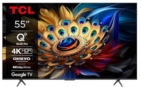 55QLED780-TCL QLED780 Series TV 139,7 cm (55) 4K Ultra HD Smart TV Noir 450 CD/m²