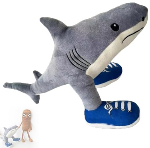 XIAOYIYI Tung Tung Tung Sahur Plush, Tralalero Tralala Plush, 2025 New Game Stuffed Figure Doll, Soft Stuffed Animal Pillow Doll, Geeignet zum Sammeln und Dekorieren für Erwachsene und Kinder