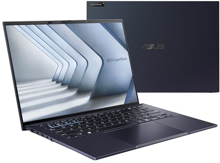 ASUS ExpertBook B9 OLED, Intel vPro Essentials con processore Intel Core 7, 16 GB di RAM LPDDR5X, SSD NVMe PCIe 4.0 da 512 GB, Wi-Fi 6E, Windows 11 Pro, Star Black, B9403CVA-XVE74