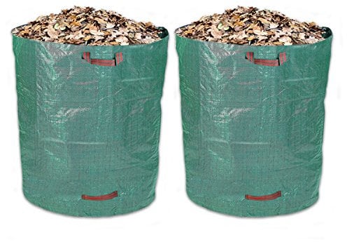 Schramm® 2 Stück Gartensäcke 500L Grün Polypropylen Gewebe PP Gartensack Garten Sack Säcke Big Bag