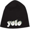 Yolo Rainbow Styled You Only Live Once Jersey Beanie Hut Dünne Slouch Cap Unisex One Size