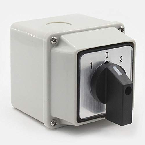 TOP-MAX Umschalter 3 Positionen 8 Schraubklemmen Nocken drehen Umschalter 220V/25A