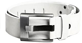 Cipo & Baxx Herren Ledergürtel Echt Leder Belt Gürtel Leather C-2163 Weiß 100cm
