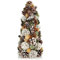 com-four® Deko-Weihnachtsbaum, dekorativer Kleiner Schmuckbaum, tolle Tischdeko, optimal für die Adventszeit, ergänzt Kränze und Girlanden (Baum)