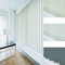 Dimout Patterned Vertical Blind Complete [210cm, Cream, Short Drop]