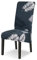 Lydevo Stuhlhussen XL 4er Set Stretch Stuhlhussen Schwingstühle XL für Esszimmerstühle Spandex Universal-Stuhlbezug Large Dining Chair Schonbezüge für Stuhl Esszimmer Hotel Bankett,Graue Feder