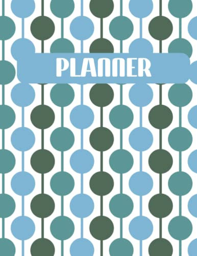 Planner: Large Undated Mid-century Modern Personal Planner