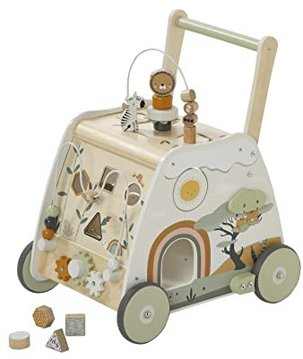 VERTBAUDET Chariot de marche multi-activités Tanzanie en bois FSC® vert TU