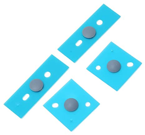 Laptop Bottom Case Rubber Feet Non Slip Round Dot Laptop Foot Pads Replacement for 3 4 5 (Blue)