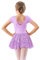 DANSHOW Kinder Ballettkleidung Mädchen Tanzkleider Mädchen Kurzarm Balletttrikot Ballettanzug Tanzkleid mit Chiffonrock(40401-09Y-M)