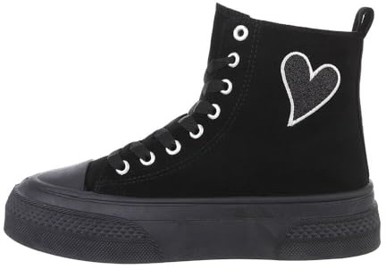 Ital Design Damenschuhe Freizeitschuhe Sneakers High