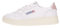 Autry Scarpe Sneakers Donna in Pelle AULW LL16 Bianco - Rosa Antico (39)