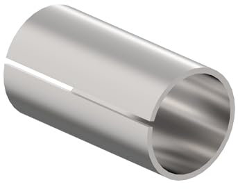 Sellon24® Edelstahl V2A Rohrverbinder gerade Verbindungsmuffe 42,4x2,0 Rohr Verbinder Verbindungsstück Handlauf Rundrohr Rohr Geländer Edelstahlrohr Gelaender 0791-242