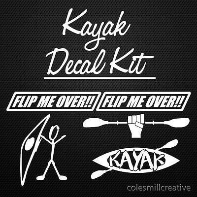 Kayak Set Boot Paddel Stig Figure je ca 12cm Autoaufkleber,Wandtattoo, Aufkleber, Waschanlagenfest, Profi-Qualität, Decal,Sticker