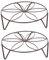 Sosoport 2 Stück Blumenregal Für Den Innenbereich Blumenständer Aus Eisen Dreieckige Basis Einzigartiges Design Für Topfpflanzen Elegant Und Praktisch Für Den Wohnraum