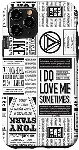 iPhone 11 Pro Marvel Iron Man I Do Love Me Sometimes Tony Stark Quotes Case